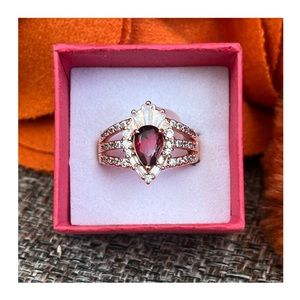 ❣️🆕Bomb Party Dazzling Lights Berry Bi Color Tourmaline Ring❣️